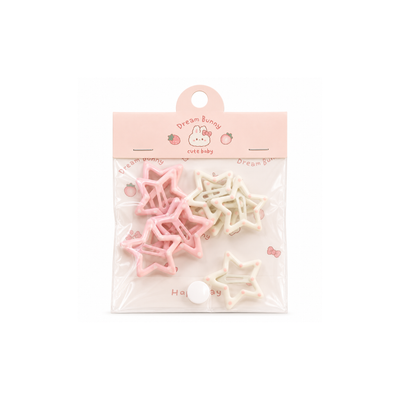 Barrettes Étoiles Pastel